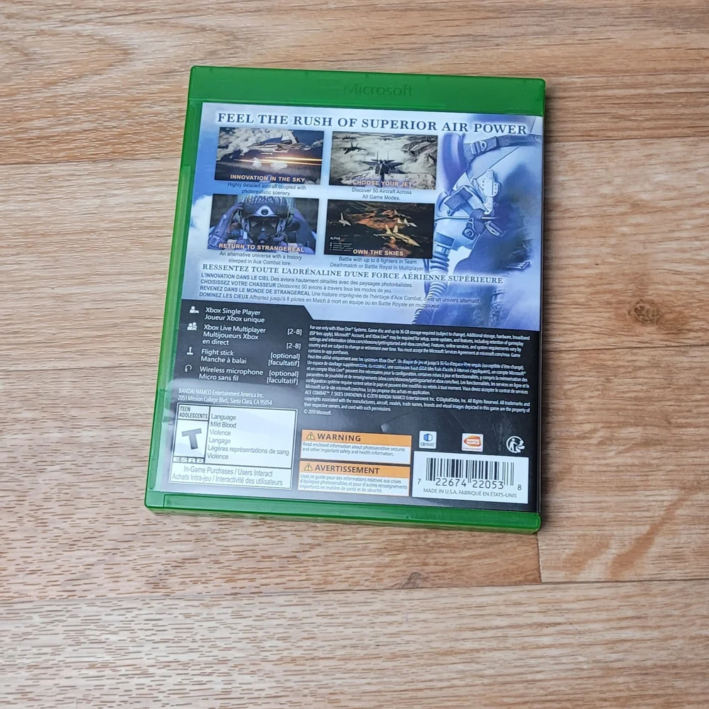 Ace Combat 7: Skies Unknown - Xbox One (Green)